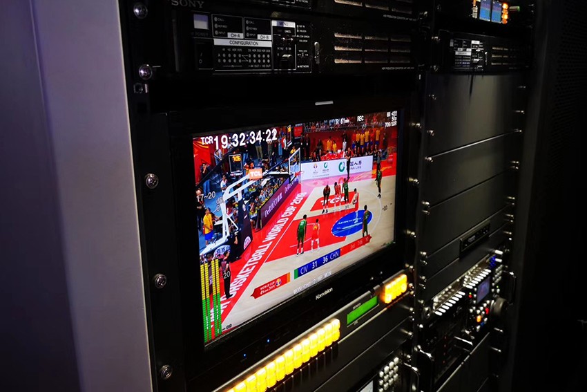 2019篮球世界杯！一起为中国队加油！ Konvision 4K HDR监视器参与直播！