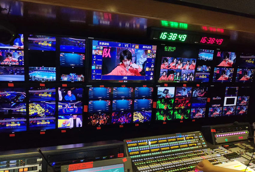 上海东方体育中心konvision监视器助力腾讯《超新星全运会》决赛现场