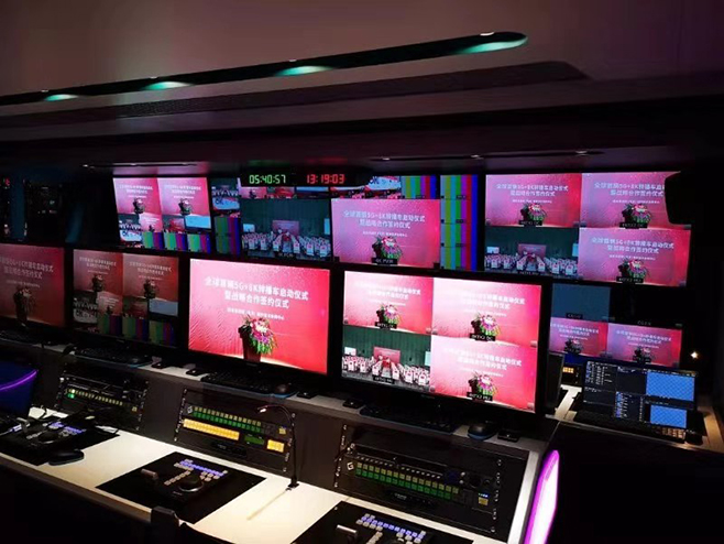 康维讯监视器助力全球首台“5G＋8K”超高清视频转播车