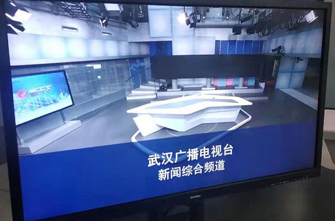 康维讯4K案例，武汉市台4K演播厅