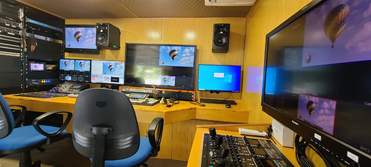 越南 Dong Thap TV 转播车