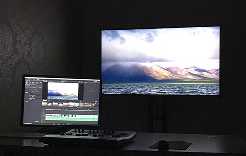 康维讯55英寸监视器 后期调色